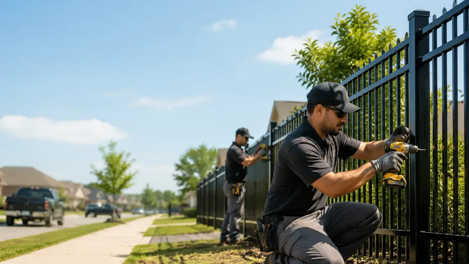 Metal Fence Installation in Randolph, MA